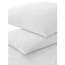 ELEGANTE Damast Bettwäsche MURIEL 70x90cm/140x200cm Weiss weiss