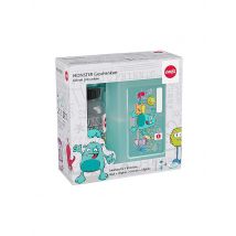 EMSA Geschenkset 2tlg. Lunchbox und Trinkflasche MONSTER Tuerkis türkis