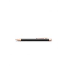 FABER-CASTELL Neo Slim Metall Kugelschreiber schwarz mit rosegold  schwarz