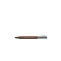 FABER-CASTELL Ambition Nussbaum Füller Federbreite F, Braun braun