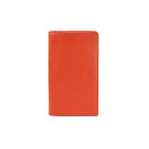 FABRIANO Ledernotizbuch orange