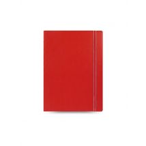 FILOFAX Notizbuch A4 nachfüllbar RULED RED rot