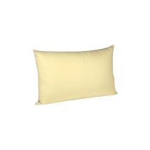FLEURESSE Satin-Kissenbezug Royal Uni 2-er 70x90cm (Vanille) gelb