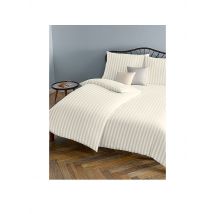 FLEURESSE Damast Bettwäsche Melk 70x90cm / 140x200cm Creme beige