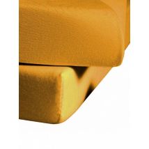 FLEURESSE Jerseyspannleintuch 180x200cm (Sonne) gelb