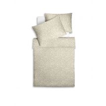 FLEURESSE Damast Bettwäsche OPAL 2x70x90cm/200x200cm Creme creme