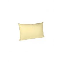 FLEURESSE Satin Kissenbezug Royal Uni 2x 40x60cm Vanille gelb