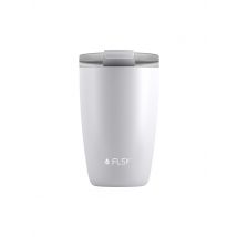 FLSK Isolierbecher - Thermosbecher CUP Coffee to go-Becher 0,35l Edelstahl White weiss
