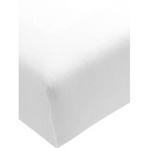 FORMESSE Jersey-Spannleintuch Bella Donna 140/200 cm - 160/220 cm (Weiss) weiss