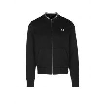 FRED PERRY Sweatjacke schwarz | M