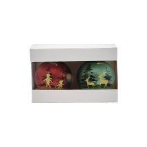 FREEDOM Christbaumkugel weiss