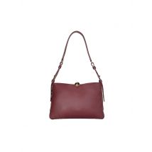 FURLA Ledertasche - Schultertasche SFERA SOFT Medium dunkelrot