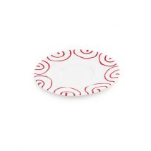 GMUNDNER KERAMIK Unterteller Gourmet Rot Geflammt 16cm rot