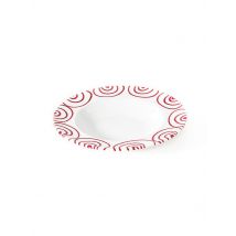 GMUNDNER KERAMIK Suppenteller Gourmet Rot Geflammt 24cm rot