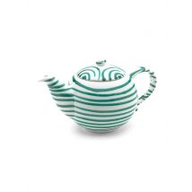 GMUNDNER KERAMIK Tee-Kanne glatt Grün Geflammt 1,5l grün