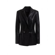 GUESS Blazer in Lederoptik schwarz | M