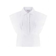 GUESS Blusenshirt CHERRY weiss | XL