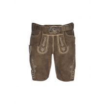GWEIH & SILK Lederhose KARLO braun | 48