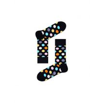 HAPPY SOCKS Damen Socken BIG DOT 36-40 black schwarz