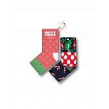 HAPPY SOCKS Herren Socken Geschenkset X-MAS 3er Pkg. navy 41-46  dunkelblau