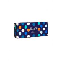 HAPPY SOCKS Herren Geschenkset Socken MULTI COLOR 4er Pkg 41-46 navy dunkelblau