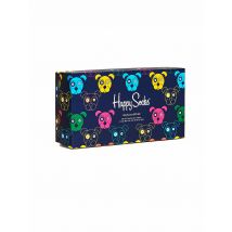 HAPPY SOCKS Damen Geschenkbox Socken MIXED DOGS 3er Pkg 36-40 navy dunkelblau