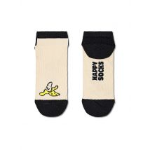 HAPPY SOCKS Damen Socken BANANA 36-40 white beige