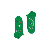 HAPPY SOCKS Damen Sneaker Socken 36-40 FOOTBALL bunt dunkelgrün