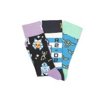 HAPPY SOCKS Herren Socken STAR WARS TEAM MANDO 3er Pkg blue blau