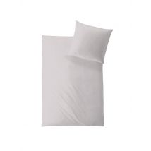 HEFEL Tencel Bettwäsche 70x90cm / 140x200cm Silber silber