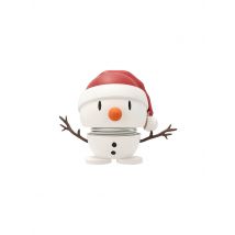 HOPTIMIST Dekofigur Soft Bumble Snowman 6,9cm weiss