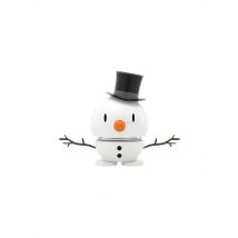 HOPTIMIST Dekofigur Classic Bumble Snowman 7,8cm White weiss