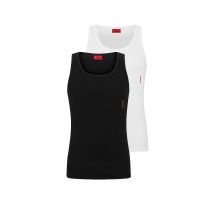 HUGO Shirt 2er Pkg. schwarz | M