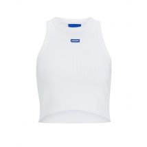 HUGO Top Cropped Fit  weiss | M