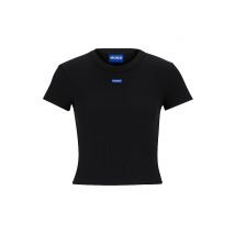 HUGO T-Shirt Cropped Fit schwarz | XS