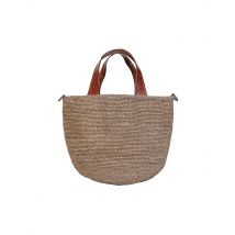 IBELIV Strohtasche - Umhängetasche MIROZY braun