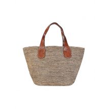 IBELIV Strohtasche - Shopper TOKYO II braun