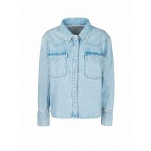 ICON DENIM Jeansbluse NORAH hellblau | 42