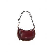 ISABEL MARANT Ledertasche - Schultertasche OSKAN MOON dunkelrot