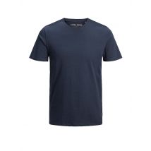 JACK & JONES T-Shirt JJEORGANIC blau | XS