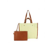 JEROME DREYFUSS Leinentasche - Shopper LEON Medium gelb