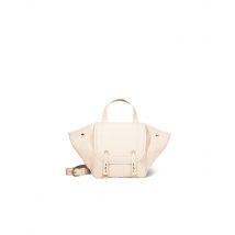 JEROME DREYFUSS Ledertasche - Henkeltasche STAN PANIER Medium creme