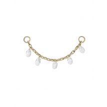 JULIA SKERGETH Taschenanhänger Kristall gold