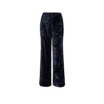 JUNE FRIDAYS Samthose Wide Fit dunkelblau | 38