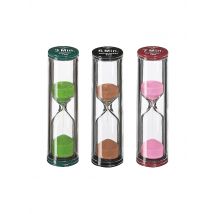KÜCHENPROFI Sanduhr Set TEA TIME 3 Stk. Glas / Kast.
