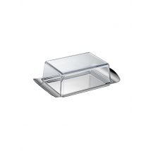 KÜCHENPROFI Butterdose COMPACT Edelstahl / Kst silber