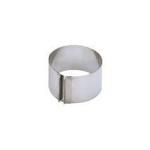 KAISER Tortenring 16-32cm / 9cm silber