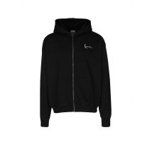 KARL KANI Kapuzensweatjacke schwarz | XS