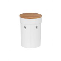 KELA Knoblauchtopf SALENA 12cm Keramik Weiss weiss