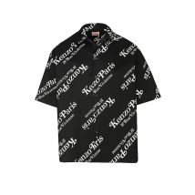 KENZO Hemd Regular Fit  schwarz | L